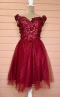 Red Tea Dress
