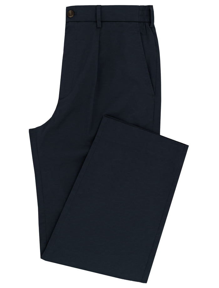 Riley Navy Cotton Stretch Chino