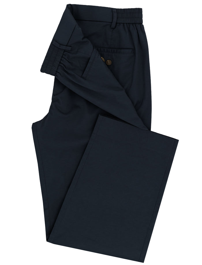 Riley Navy Cotton Stretch Chino