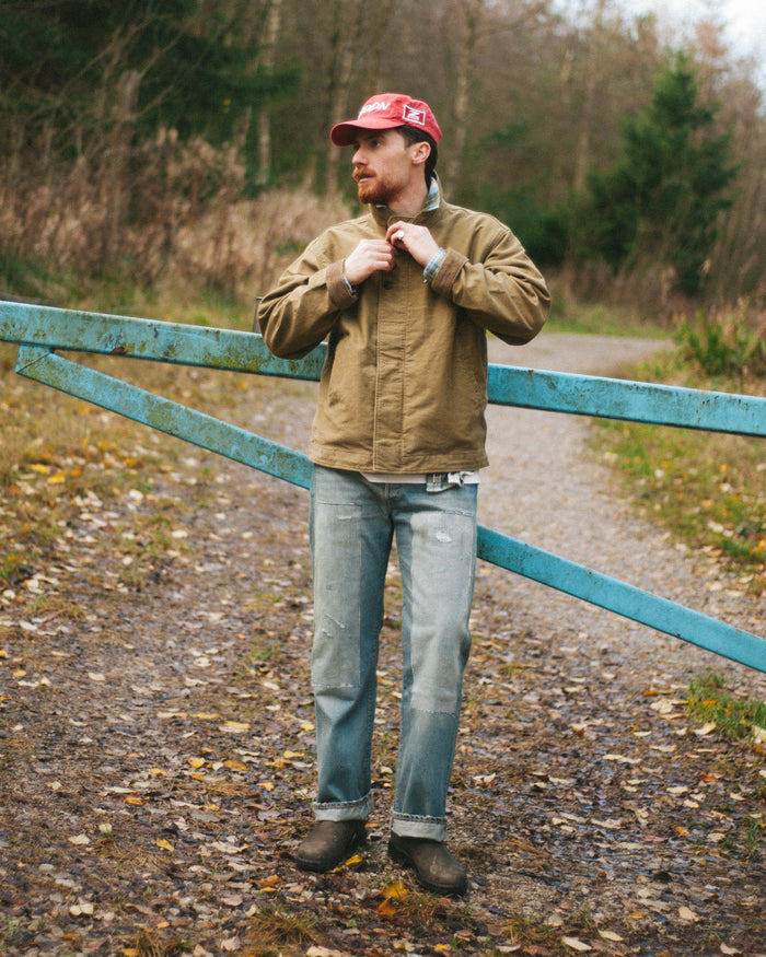 RRL Bower Deck Jacket Olive Drab