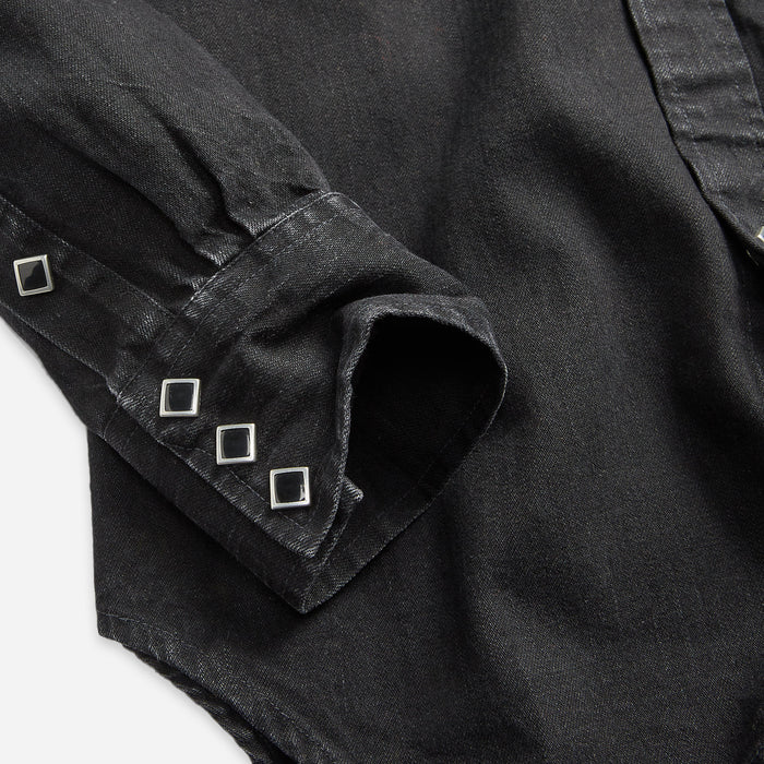 RRL Western Denim Shirt Black Wash