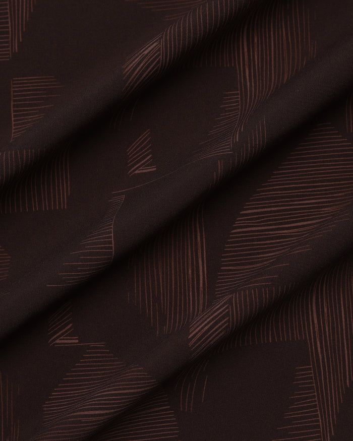 Rust Half Sleeve TechPro Printed Shirt - Median