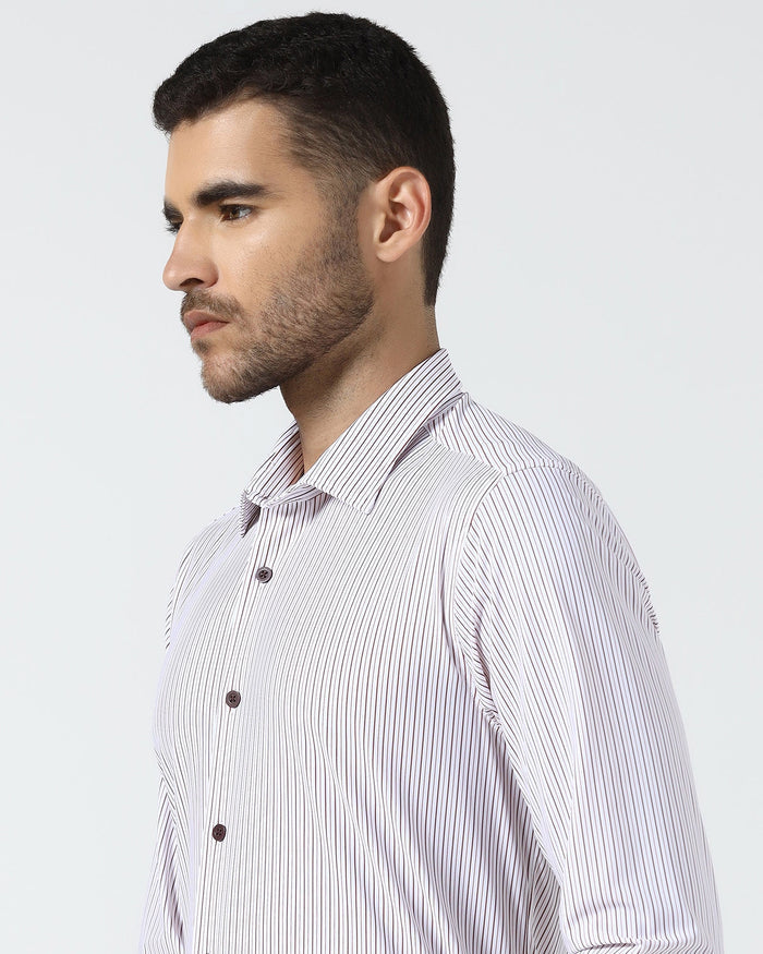 Rust TechPro Stripe Shirt - Skate