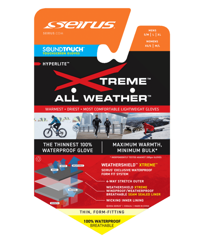 SEIRUS MENS XTREME ALL WEATHER™ ST HYPERLITE™ GLOVE