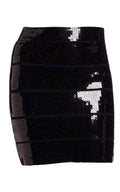 BCBGMAXAZRIA Sequin Pencil Power Skirt - Runway Catalog