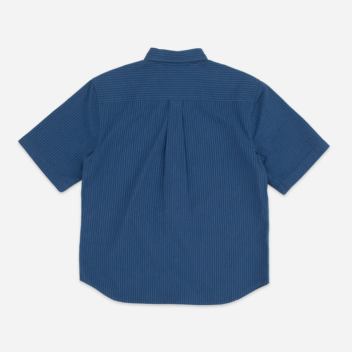 SHORT SLEEVE WORKSHIRT - DENIM STRIPE