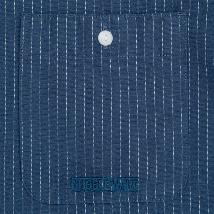 SHORT SLEEVE WORKSHIRT - DENIM STRIPE
