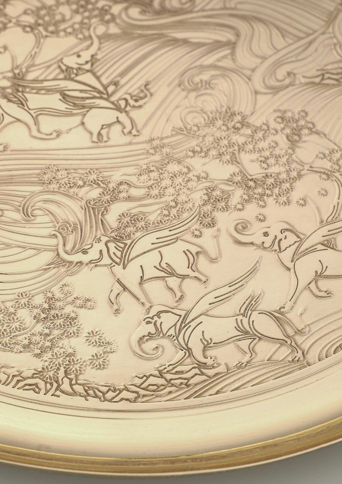 Side Plate, Jag Mandir 8" dia