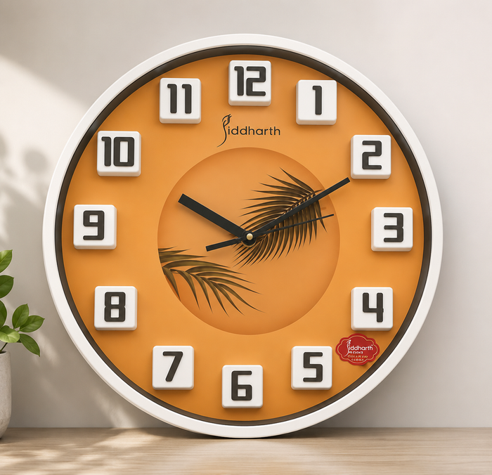 Sidharth Designer 3D Digits Wall Clock - Ashoka Watch Company