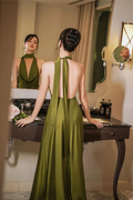 Silk Maxi Dress Wedding Guest Dress Prom Dresses Evening Gowns
