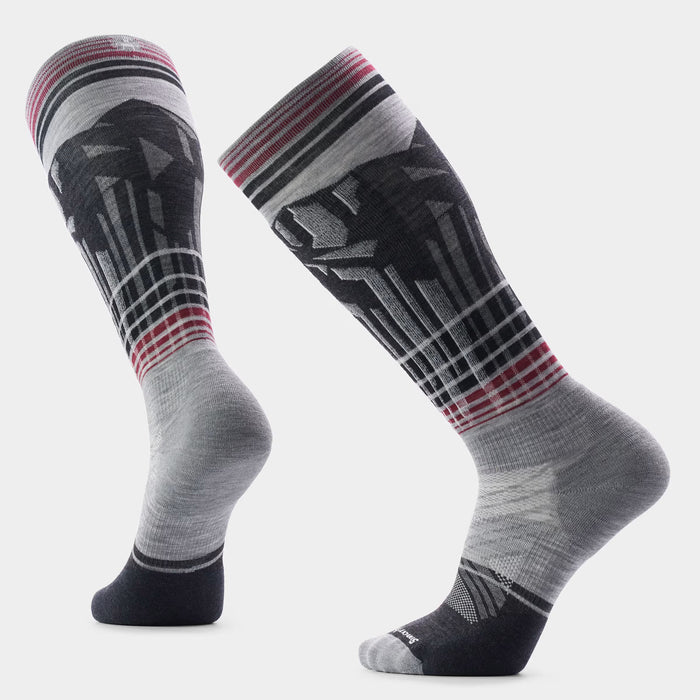 SMARTWOOL UNISEX SKI TARGETED CUSHION SUMMIT SHOT OTC SOCKS