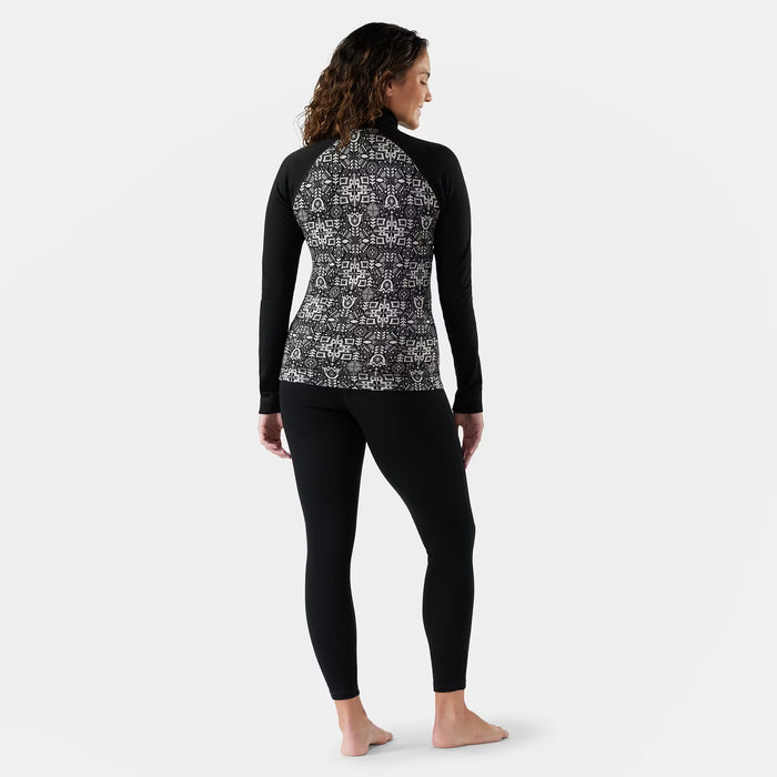 SMARTWOOL WOMENS CLASSIC THERMAL MERINO 1/4 ZIP BASELAYER TOP