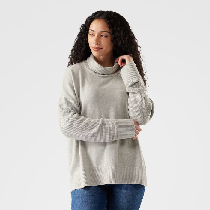 SMARTWOOL WOMENS EDGEWOOD COWL NECK SWEATER