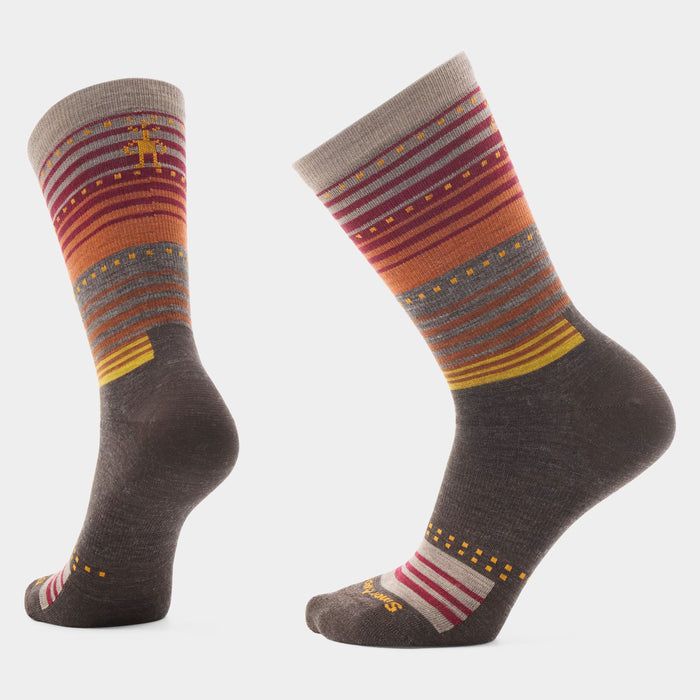 SMARTWOOL WOMENS EVERYDAY STITCH STRIPE CREW SOCKS