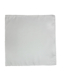 Soho White Pocket Square