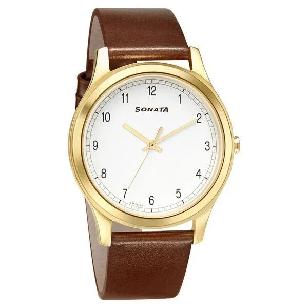 Sonata Mens Strap Watch - Ashoka Watch Company