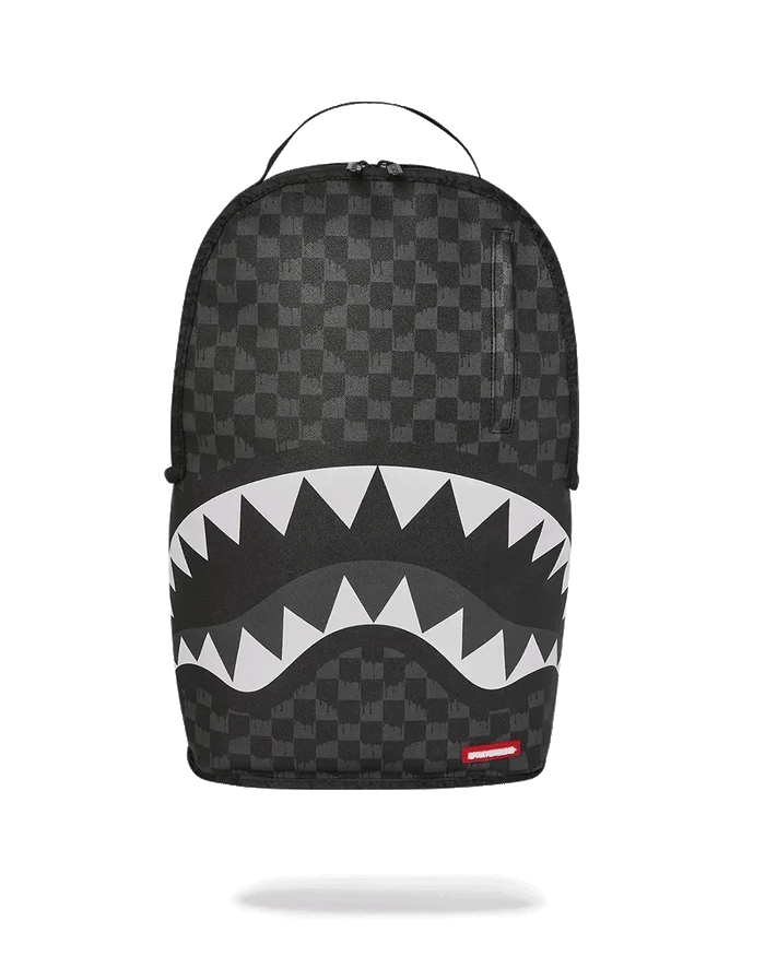 Sprayground - Reverse Mode Purple Velour To Black Check Backpack