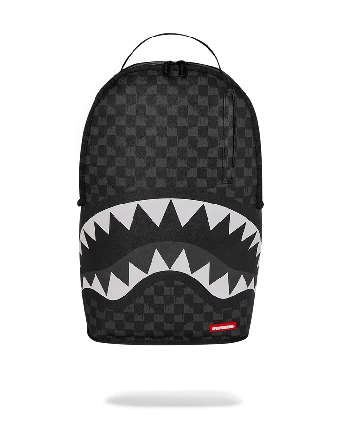 Sprayground - Reverse Mode Purple Velour To Black Check Backpack