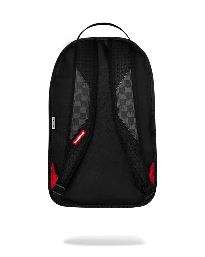 Sprayground - Reverse Mode Purple Velour To Black Check Backpack