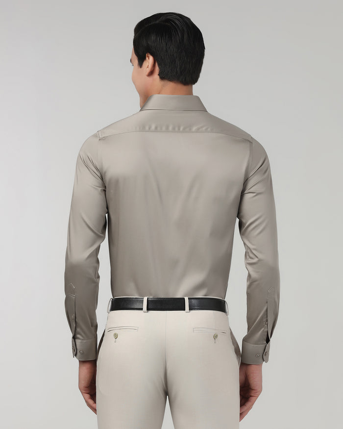 Stone Unwrinkle Solid Shirt - Sylvia