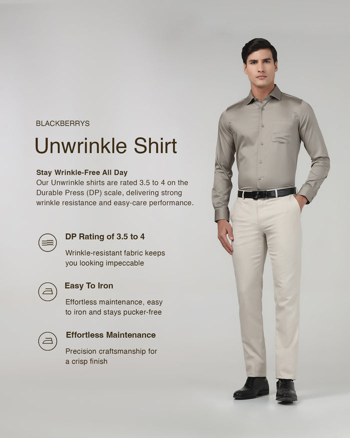 Stone Unwrinkle Solid Shirt - Sylvia