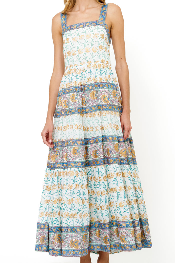 Strappy Maxi- Geneva Green