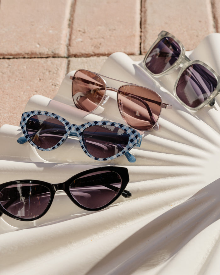 Sunglasses in Rose Gold