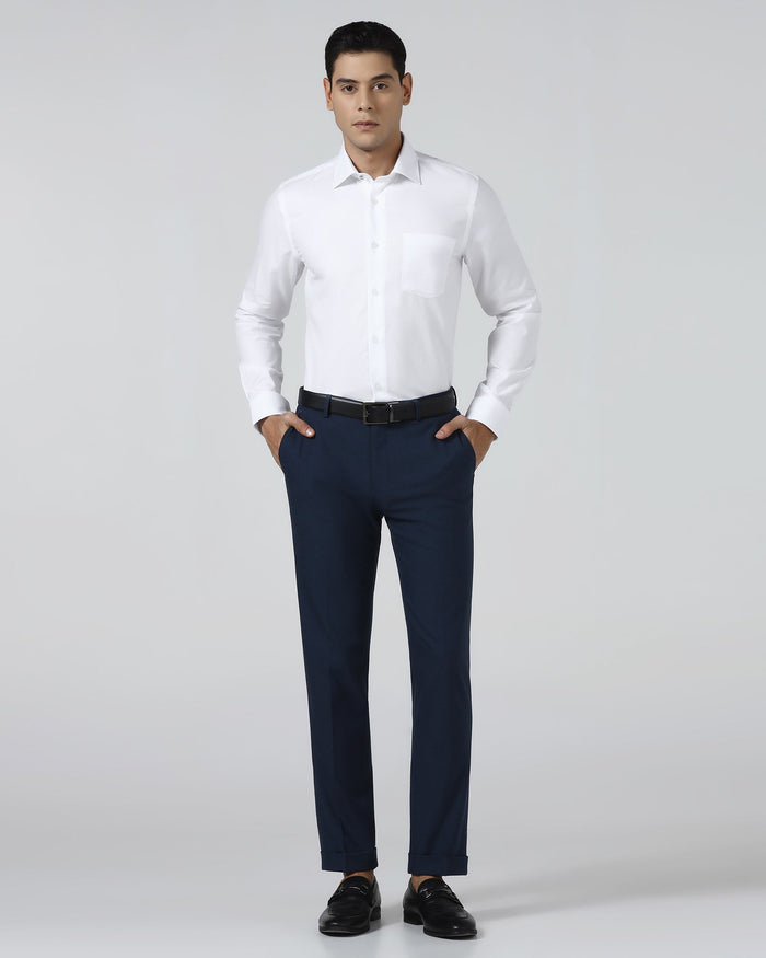Super White Textured Shirt - Eclair