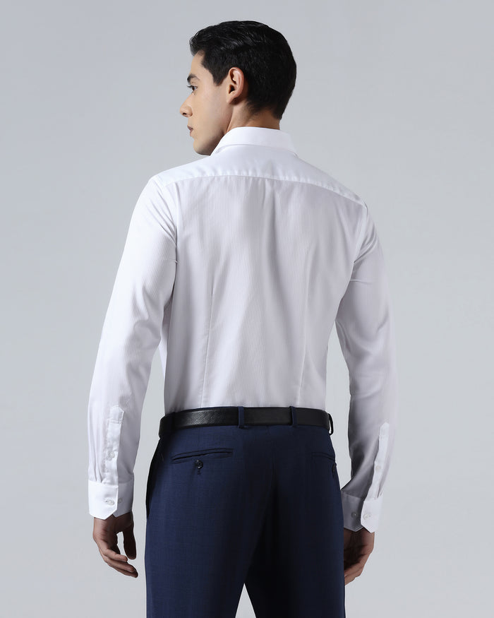 Super White Textured Shirt - Sonic