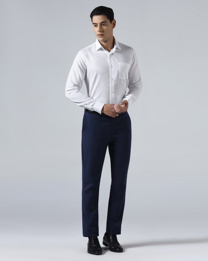 Super White Textured Shirt - Sonic