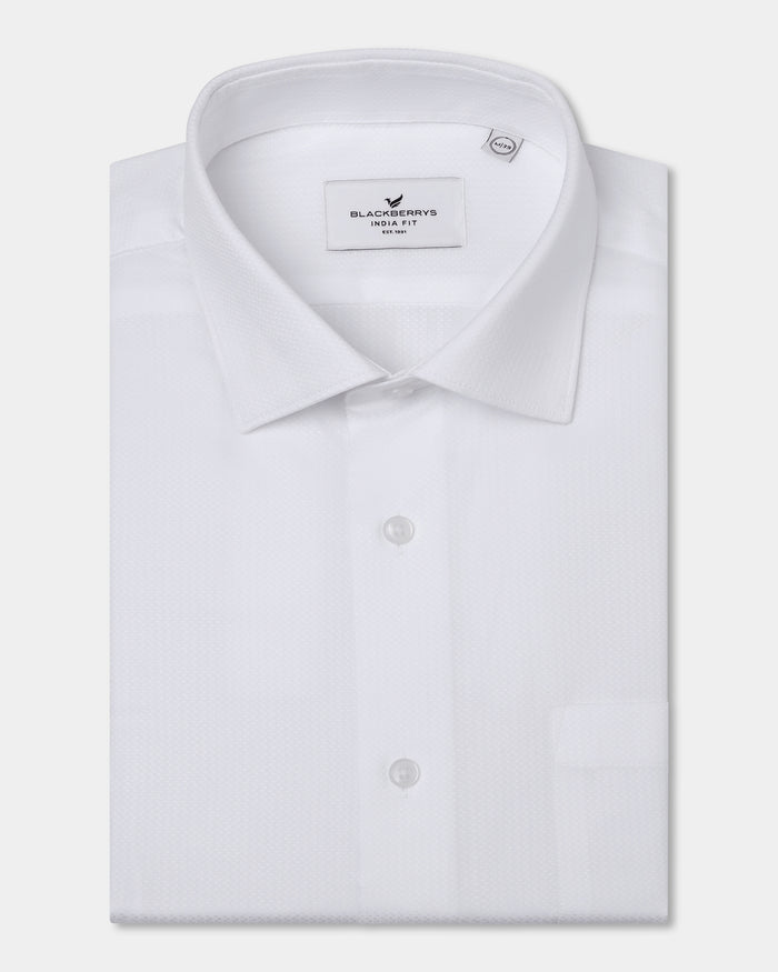 Super White Textured Shirt - Sonic