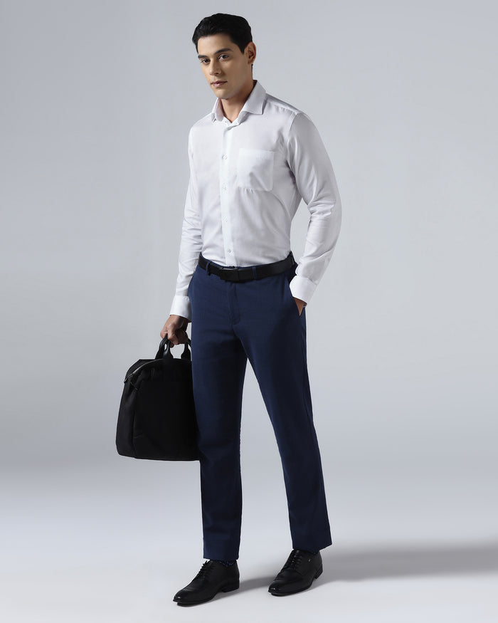 Super White Textured Shirt - Sonic