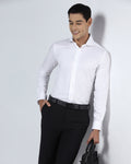 Super White Textured Shirt - Sting