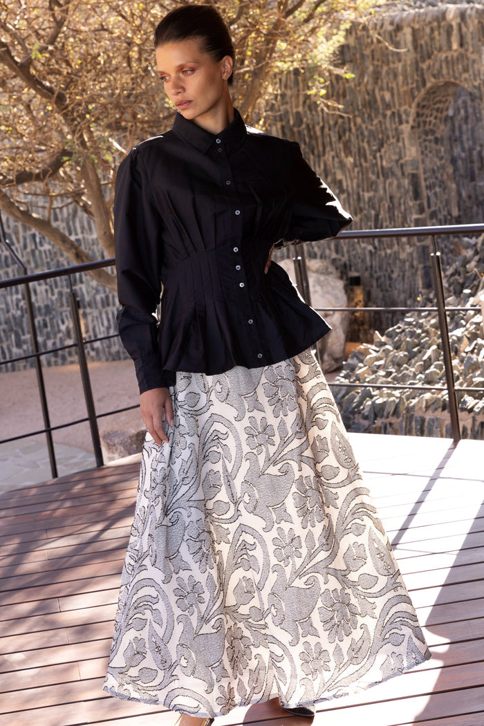 Swing Skirt- Herod Cream