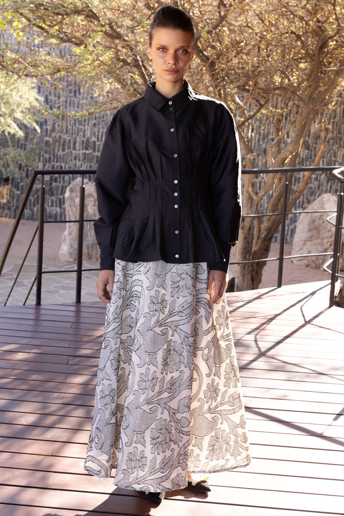Swing Skirt- Herod Cream