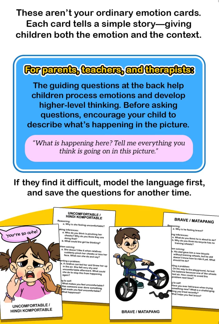 Talk About Feelings Emotion Cards