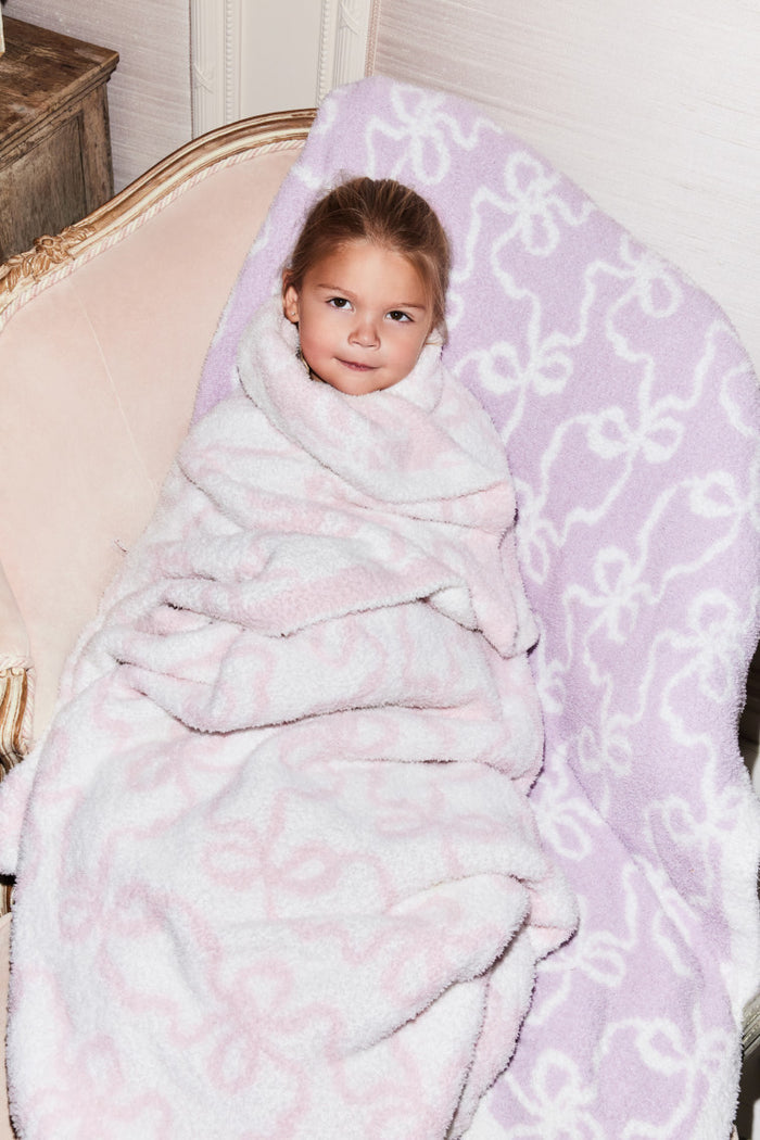 Teddy Bow Blanket