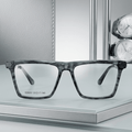 The Ashoka Grey Marble Square Frame for Men's - Ashoka Watch Company