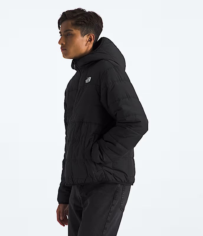 THE NORTH FACE YOUTH BOYS REVERSIBLE SHASTA FULL ZIP HOODED WINTER JACKET