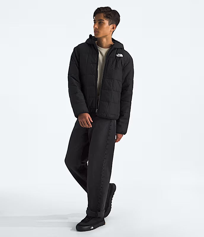 THE NORTH FACE YOUTH BOYS REVERSIBLE SHASTA FULL ZIP HOODED WINTER JACKET