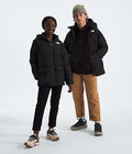 THE NORTH FACE YOUTH TEEN NORTH DOWN FLEECE-LINED SHORT PARKA