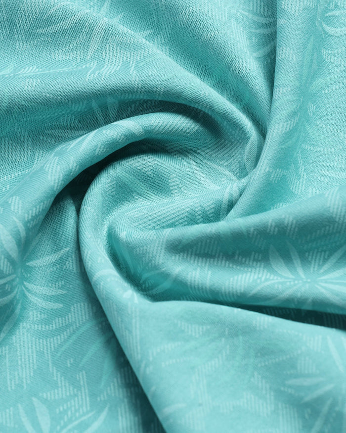 Turquoise Printed Polo - Dane