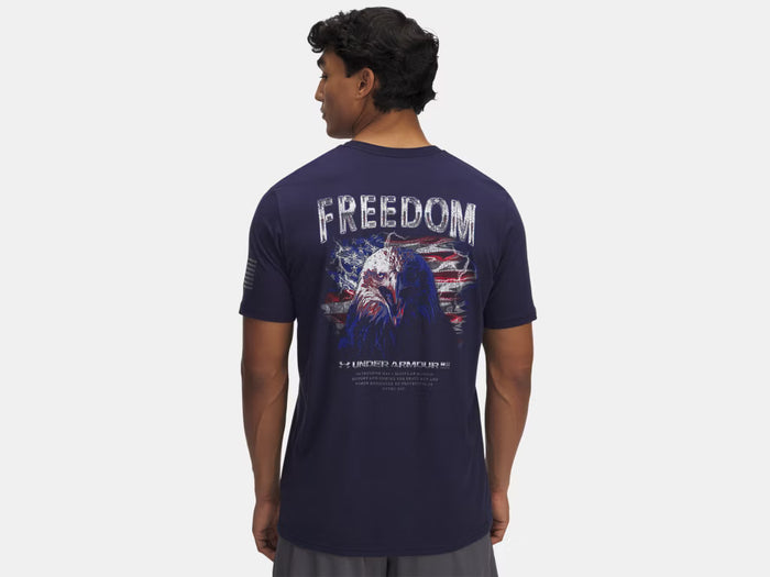 UNDER ARMOUR MENS UA FREEDOM EAGLE SHORT SLEEVE SHIRT