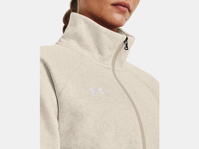 UNDER ARMOUR WOMENS UA RIVAL FLEECE 1/2 ZIP SWEATER