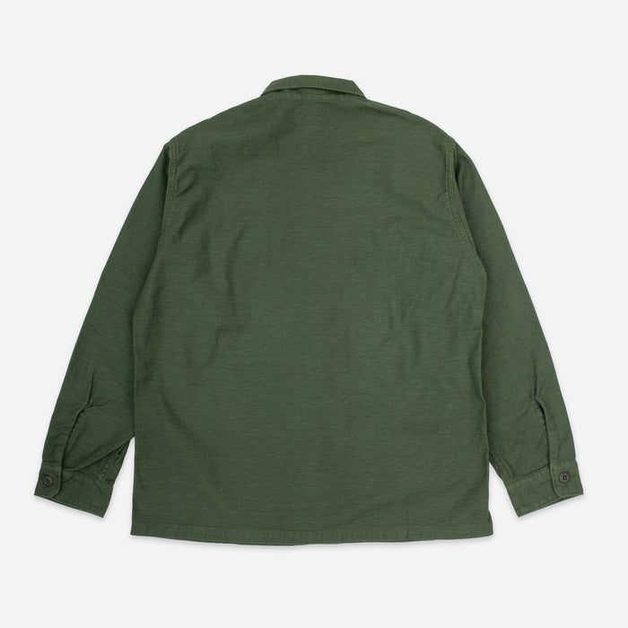 U.S ARMY FATIGUE SHIRT - OLIVE GREEN