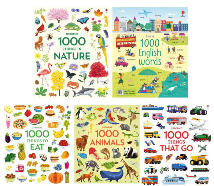Usborne 1000 Things (5 Book Set)