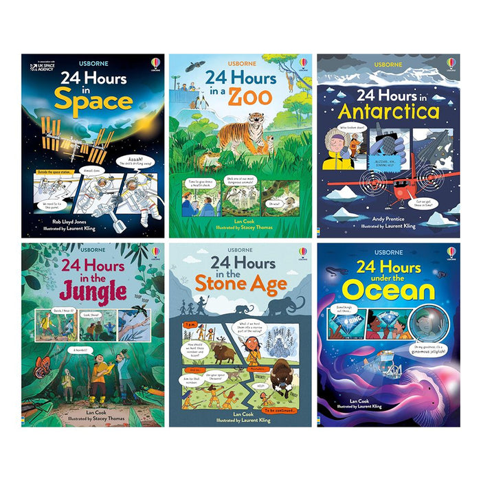 Usborne 24 Hours Collection (6 Book Set)