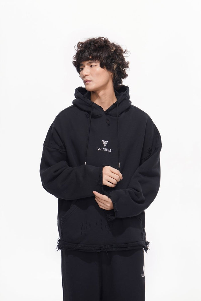 Valabasas - Platinum Hoodie - Black - Clique Apparel