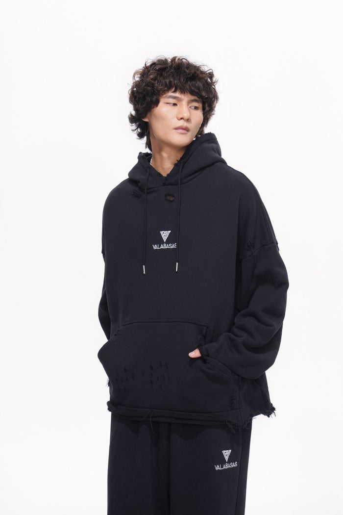 Valabasas - Platinum Hoodie - Black - Clique Apparel