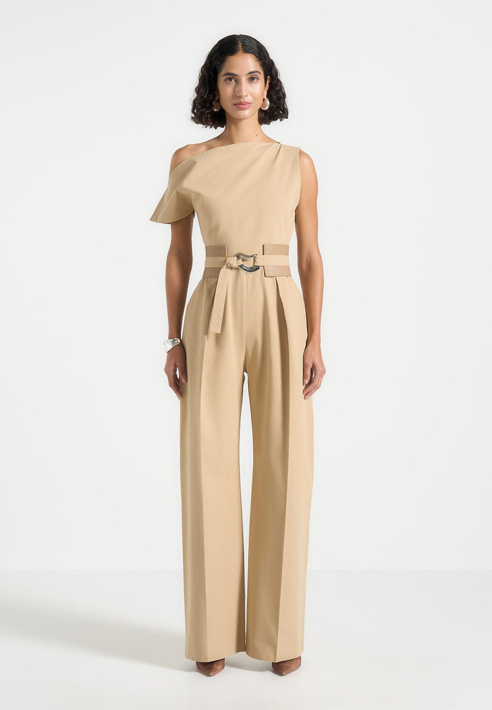 valerie-tailored-off-shoulder-jumpsuit-with-belt-beige